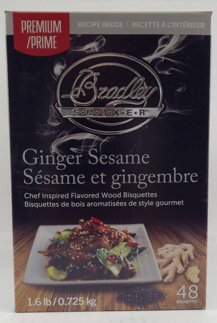 Bradley Smokers Ginger Sesame Briketter 48 stk.