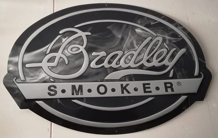 Bradley Smoker - Metallskilt